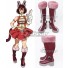 My Hero Academia Boku No Hero Akademia Pussy Cat Mandalay Red Shoes Cosplay Boots