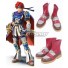 Fire Emblem The Binding Blade Roy Red Cosplay Shoes