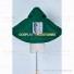Attack On Titan Cosplay Scouting Legion Wings of Freedom Logo Green Cape Cloak Wool