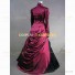 Gothic French Bustle Formal Dress Colonial Theatrical Premium Quality Costume Rose