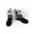 Sword Art Online SAO Sodo Ato Onrain Dull Polish Kirigaya Kazuto Kirito Flat Shoes Black And Silver Cosplay Shoes