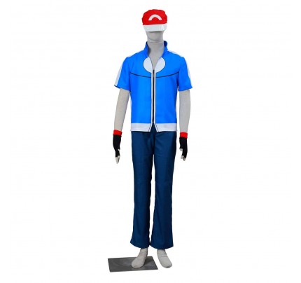 Pokemon Pocket Monsters Ash Katchum Cosplay Costume B