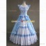 Antique Victorian Fairytale Gown Fancy Dress Stage Dress Baby Blue