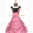 Steampunk Southern Belle Saloon Girls Theater Ruffles Pink Dress Evening Gown