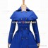 Classic Victorian Gothic Cape Coat Reenactment Royal Blue Dress