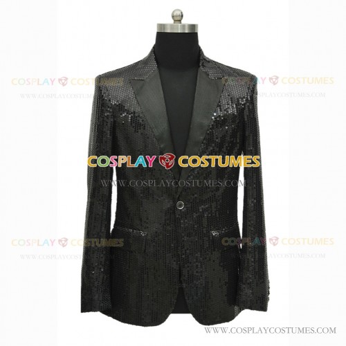 Daft Punk's Electroma Hero Robot No 1 Coat Cosplay Costume Black Jacket