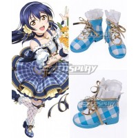 Love Live! Umi Sonoda Eli Ayase Nozomi Tojo Blue White Cosplay Shoes