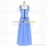 Once Upon A Time Cosplay Belle Costume Blue Dress Set