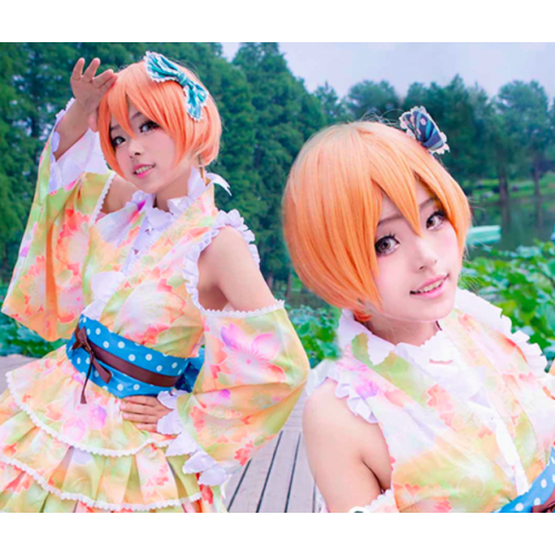 Love Live Rin Hoshizora September Ver Kimono Cosplay Costume