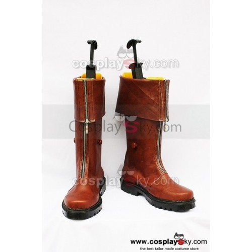 Final Fantasy 7 Cloud Cosplay Boots Brown