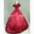 Southern Belle Ball Gown Reenactment Lolita Dress Halloween Costume Red