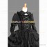 Elegant Gothic Lolita Dress Black Punk Lolita Ruffle Bows Dress