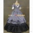 Alice in Wonderland Country Lolita Floral Dress Ball Gown Navy Blue