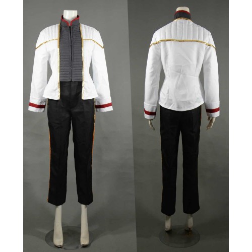 Star Trek Insurrection Nemesis White Mess Dress Uniform Cosplay Costume