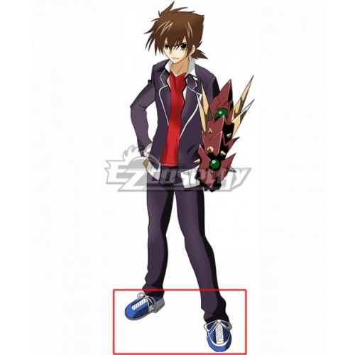 High School DxD BorN Issei Hyoudou School Uniform Blue Cosplay Shoes