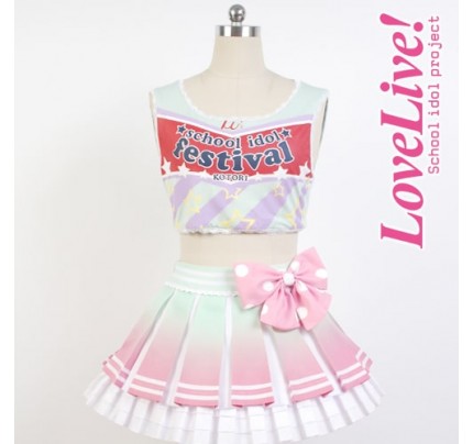 Love Live Kotori Minami Cheerleading Uniform Cosplay Costume