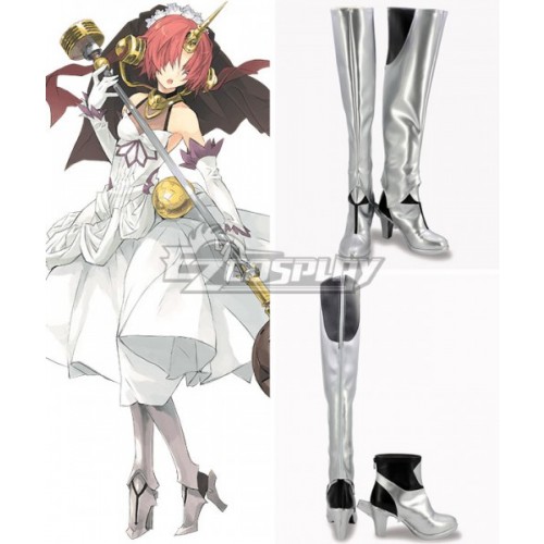 Fate Apocrypha Berserker of Black Frankenstein's Monster Sliver Shoes Cosplay Boots