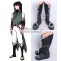 RWBY Volume 4 Lie Ren Black Shoes Cosplay Boots