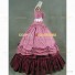 Alice in Wonderland Country Lolita Floral Dress Ball Gown Cherry Red