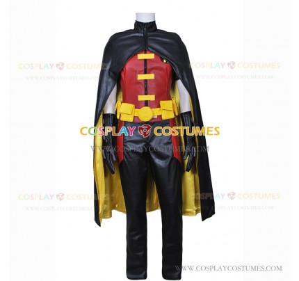 Young Justice Cosplay Robin Costume Leather Full Set