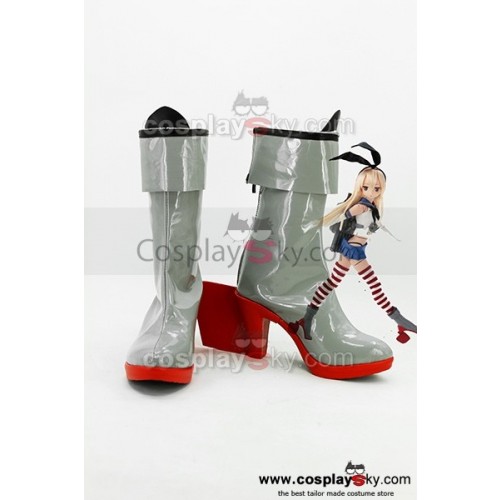 Kantai Collection KanColle Japanese Destroyer Shimakaze Cosplay Boots