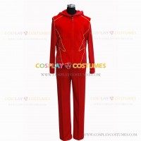 Smallville Cosplay The Flash Impulse Costume Red Suit Uniform
