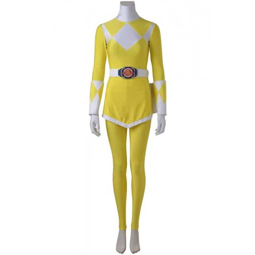 Power Rangers Trini Yellow Ranger Cosplay Costume