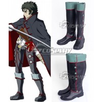 Fate Grand Order Berserker Hijikata Toshizou Black Green Cosplay Boots