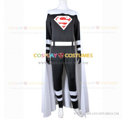 Superman Cosplay Clark Kent Costume Jumpsuit Uniform