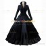 Renaissance Style Steampunk Coat Dress Ball Gown Black