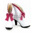 Fate Grand Order Valentines Maid Rin Tohsaka White Red Shoes Cosplay Boots