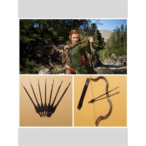 The Hobbit Tauriel Bow and Arrow Replica PVC Cosplay Prop