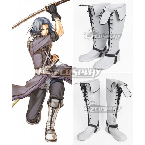 Fire Emblem: Path of Radiance Zihark Gray Shoes Cosplay Boots