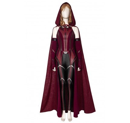 Wanda Vision Scarlet Witch Wanda Cosplay Costume