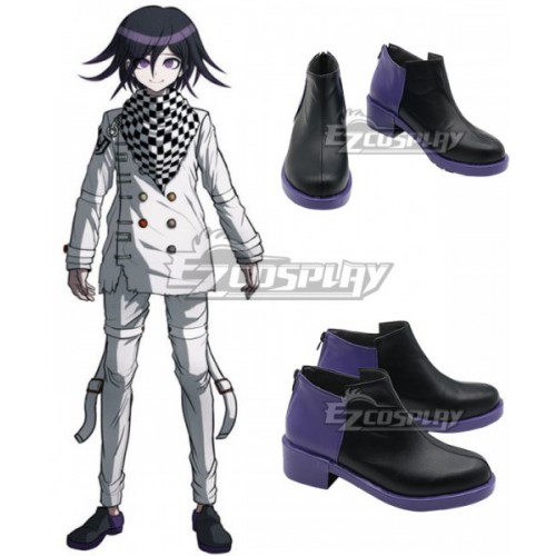 Danganronpa V3: Killing Harmony Kokichi Oma Black Cosplay Shoes