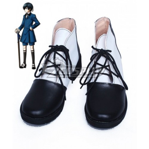 Black ButlerⅡ Ciel Phantomhive Black Cosplay Shoes