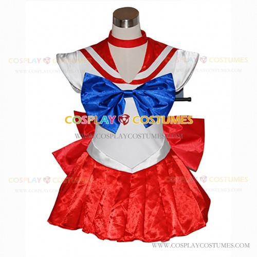 Raye Hino Sailor Mars Costume from Sailor Moon Red Cosplay Dress