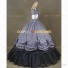 Alice in Wonderland Country Lolita Floral Dress Ball Gown Navy Blue