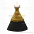 Reenactment Gothic Lolita Civil War Victorian Ball Gown Golden Dress