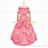 Classic Victorian Steampunk Ruffles Herrlich Pink Ball Gown Dress