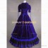 Renaissance Queen Elizabeth Theater Reenactment Royal Clothing Indigo