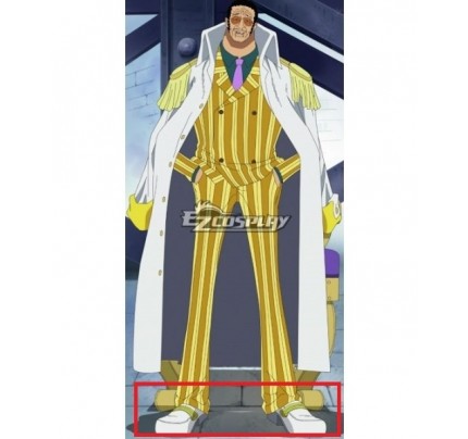 One Piece Kizaru Borsalino White Cosplay Shoes