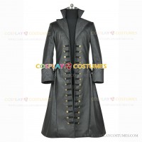 Once Upon A Time (season 3) Cosplay Captain Hook Killian Jones Costume Trench Coat