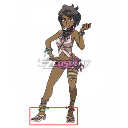 Pokemon Sun and Moon Olivia Cosplay Shoes