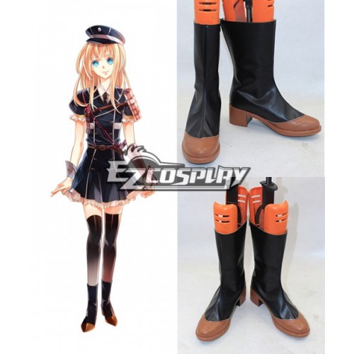 Touken Ranbu Midare Toushirou Black Cosplay Shoes