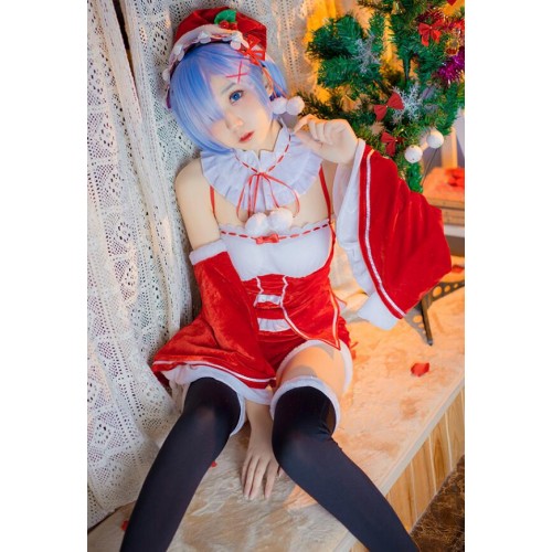 Re Zero Starting Life In Another World Rem Christams Cosplay Costume