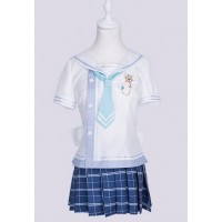 Love Live Eli Ayase Marine Ver Sailor Cosplay Costume