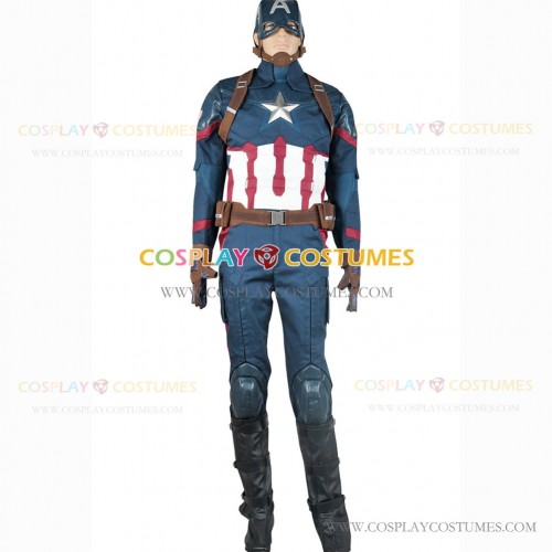 Captain America: Civil War Cosplay Steve Rogers Costume