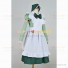 Hungary Costume from Axis Powers: Hetalia Cosplay Maid Dress Green Headband