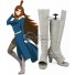 Naruto Terumi Mei White Shoes Cosplay Boots